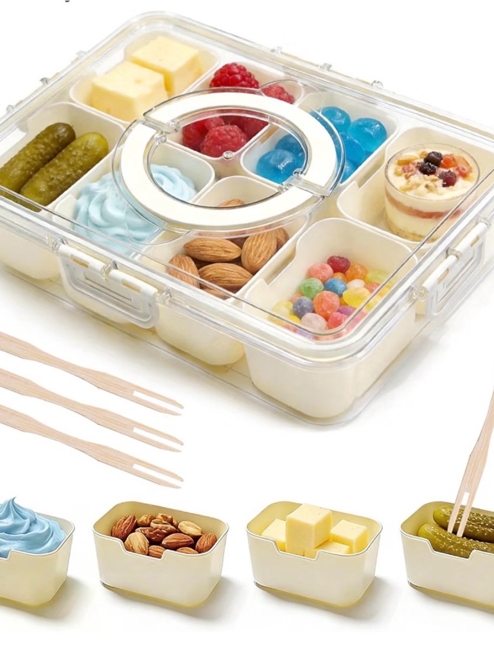 Snackle Box 8 Compartment